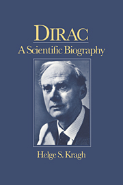 Helge Kragh, Dirac: A scientific biography